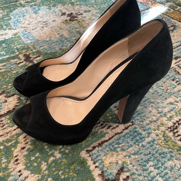 WORN ONCE Prada Suede Pumps - Picture 6 of 7